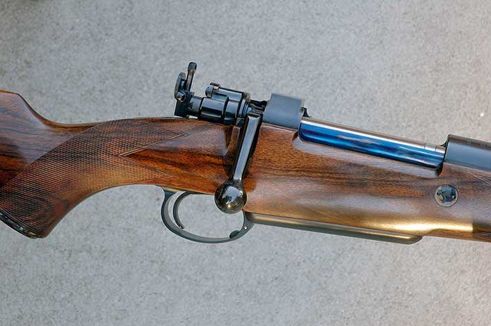 A “London” oil finish suits this lovely Rigby. A fine oil finish stateside takes as long, looks as good!